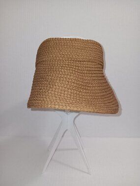 FURTALK ADJUSTABLE STRAP PAPER STRAW SUN VISOR